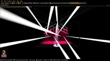 GrandMA 2 3D visualization of Blesser song by MiKrophone7