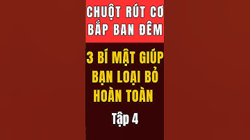 3 Yếu Tố Bí Mật Giúp Người Cao Tuổi Ngừa Chuột Rút Ở Chân: Giữ Đôi Chân Khỏe Mạnh! -Tập 4