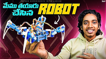 How I Built a 3D Printed Spider Robot | Walking Spider Robot Made from Scratch |  Telugu experiments