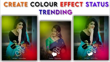 Create Colour Effect Status | Trending Status Video Editing | Avee Player New Template | Viptechzone