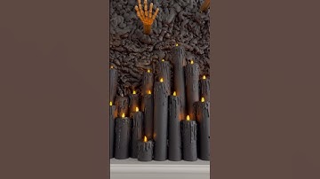 Part 3: Spooky Chic Halloween DIY Candles made from Dollar Tree Pool Noodles