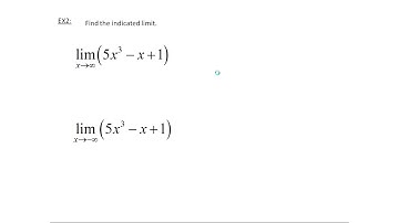 Limits at Infinity and Finding Horizontal Asymptotes (MTH 145 Section3-2 Part2)