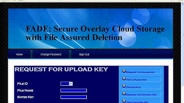 FADE: Secure Overlay Cloud Storage with File Assured Deletion.