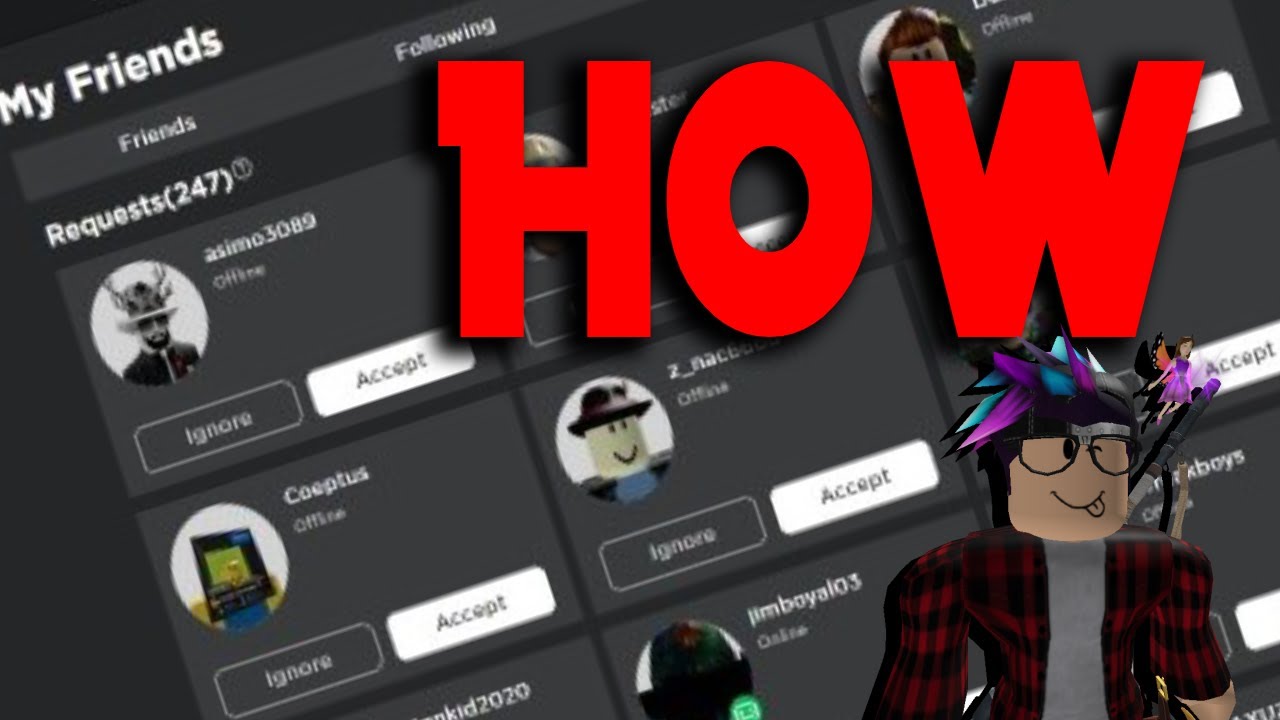 New How To Get Friend Requests From Famous People On Roblox Youtube - why do people friend request randomly on roblox