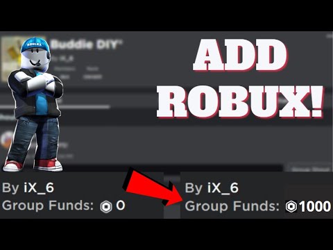 How To Add Group Funds To Your Roblox Group Working 2021 Youtube - how to add robux to a group on roblox