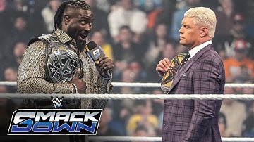 Cody Rhodes comes face-to-face with Oba Femi: SmackDown highlights, Dec. 12, 2025