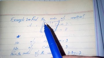 9th class math First chapter MATRICES AND DETERMINANTS video 1