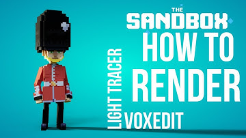 HOW TO Render your VOXEDIT Character in Light Tracer