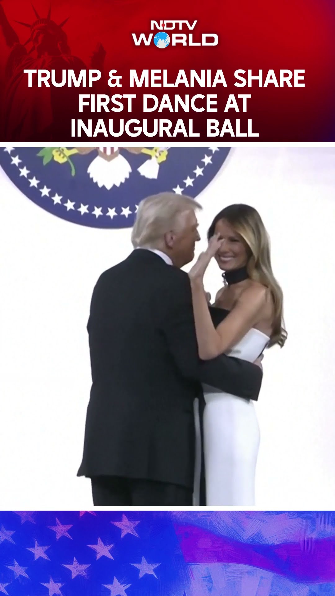 Donald Trump Shares First dance with Melania Trump At Commander In Chief Ball | Trump Inauguration