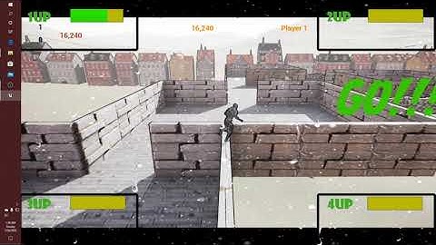 Beat Em Up Shooter Template 4 Player (With Other Assets)