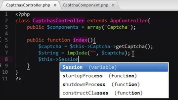 CAKEPHP de A à Z - 28 - Captcha Component