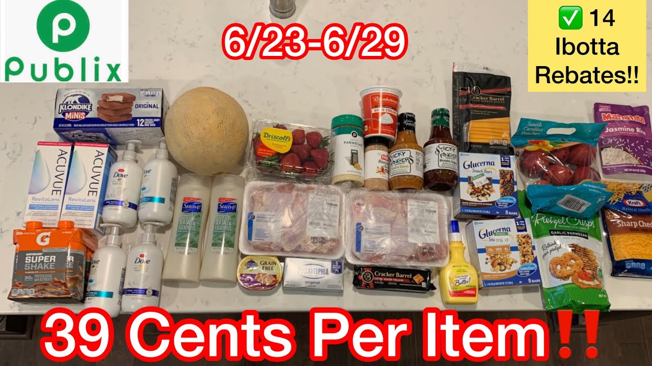 publix-couponing-grocery-haul-6-23-6-29-14-ibotta-rebates-39-cents