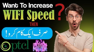 ⚡ PTCL Internet Speed Kaise Increase Kare | Fast Internet Trick 2025