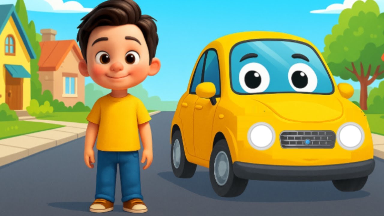 Masinuta Vesela 🚗 Cantece Pentru Copii 🎵