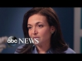 How Sheryl Sandberg says she dealt with her grief after her husband's death