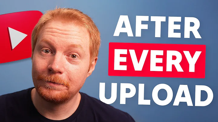 8 Things You Should NEVER Do AFTER Uploading a YouTube Video