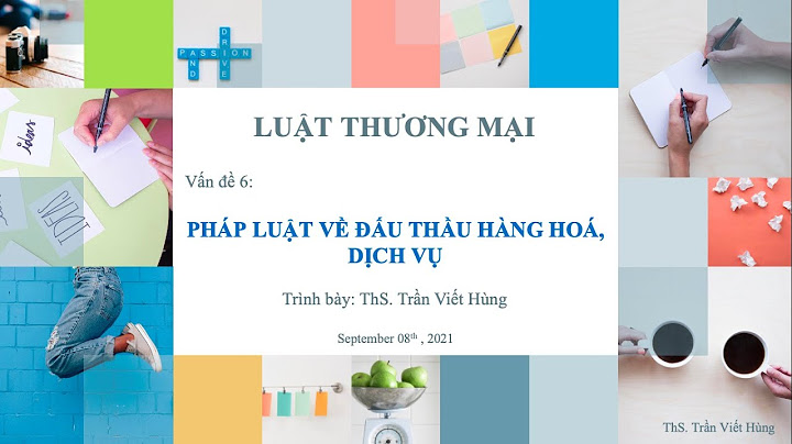 Thủ tục trình tự đấu thầu dịch vụ hàng hóa