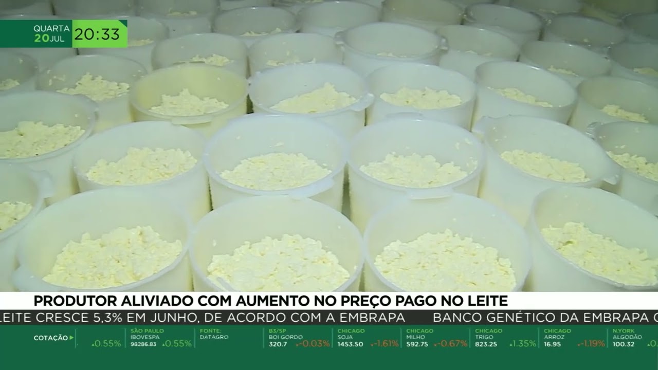 Produtor aliviado com aumento no preço pago no leite