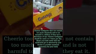 Best toothpaste for kids #kidstoothpaste #shorts #cheeriotoothpaste