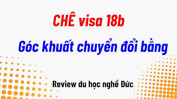 Chê visa 18b - Góc khuất lao động chuyển đổi bằng ở Đức