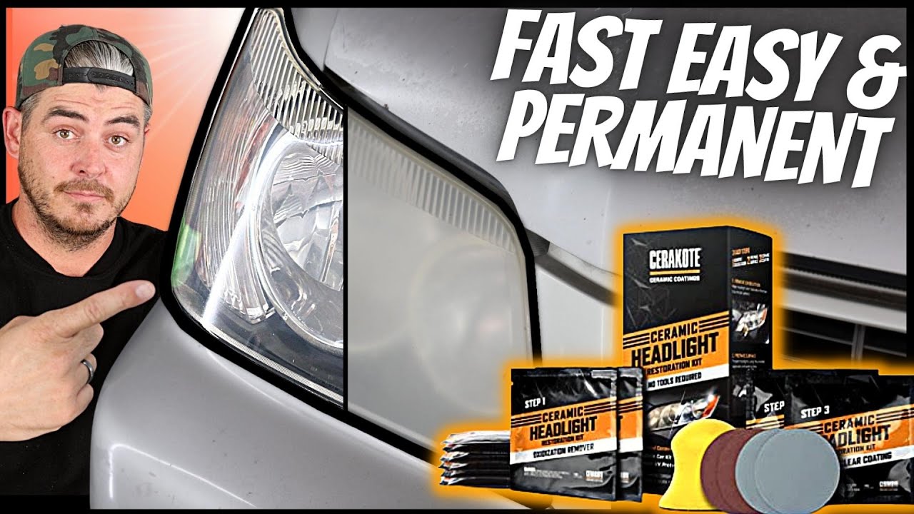 Ceramic Headlight Restoration Kit, Severe