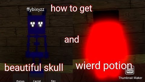 Piggy rp how to get beautiful skull and weird potion