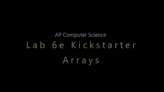 APCS: Lab6e A Shopping Cart [Object Array]