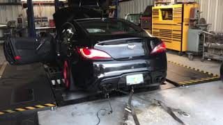 330whp Genesis Coupe 3.8 Dyno Tuned by Alphaspeed