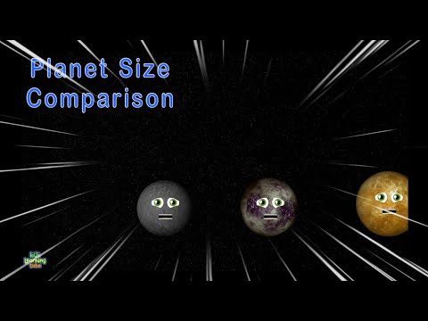 PLANET SIZE COMPARISON INTRO SONG