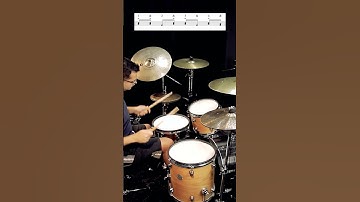 Beginner Drummers: Drum Fill 8th Note Bar #Shorts
