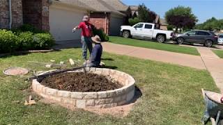 Como hacer una jardinera para arbol - YouTube