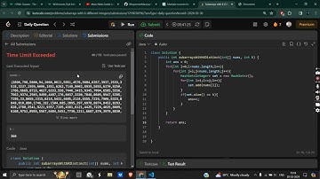 992. Subarrays with K Different Integers| LeetCode | Brute and Optimised Approach