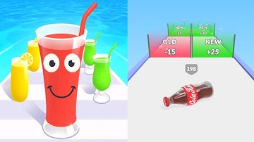 Juice Run Vs Fragile Roll 3D - Max Level Gameplay Walkthrough (Android iOS) New Update