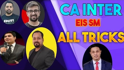 70+ Marks with  Easy Learning Tricks for  Eis Sm All Chapters - Learn ICAI Keywords in one go!