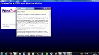 13 - Video Aula - Como instalar e Utilizar o tradutor Power Translator Pro 7 screenshot 1