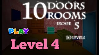 10 Doors Rooms Escape 5 Level 4 Walkthrough. screenshot 4