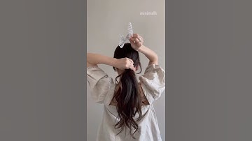 Claw Clip Hair Up