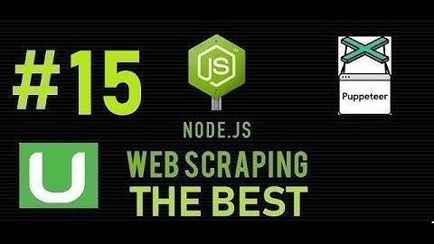 nodeJs web scraping tutorial series using Cheerio and puppeteer: