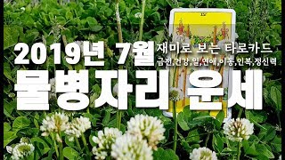 2019년 7월 물병자리 타로카드 운세 / 금전,일,연애,건강,이동,인복 등을 포함한 종합운세/재미로 보는 …