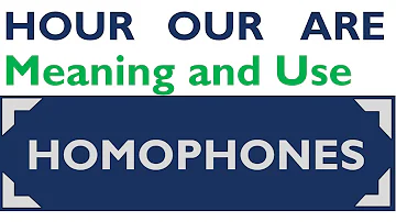 Are and our examples?