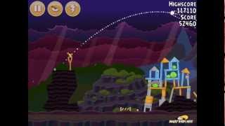 Angry Birds Surf & Turf Level 36 100% Feather Mighty Eagle Walkthrough