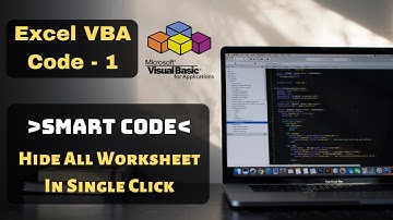 Microsoft Excel Short VBA Code #1 | How to Hide All Worksheet Except Active Sheet |