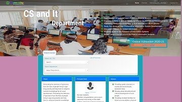 College website & Management  part 1 | College Admission | College Website in PHP MySQL HTML CSS JS