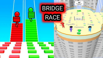 NOOB vs PRO vs HACKER in Bridge Race