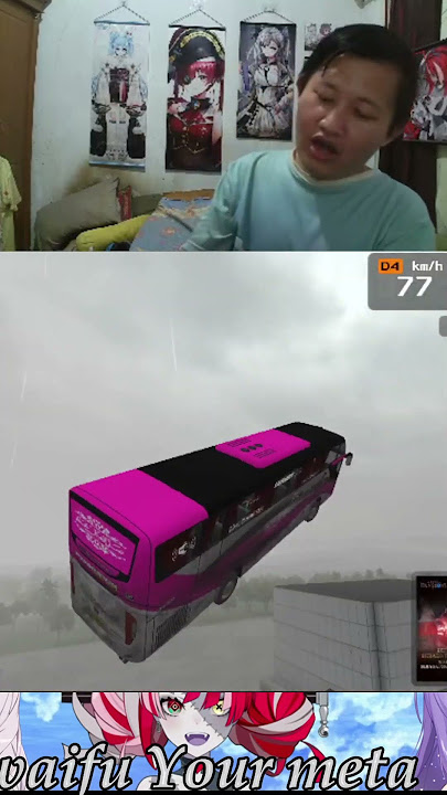 bussku ditabrak terbang melintir,bussid #shorts #funny #fyppliss #fypシ゚ #bussimulatorindonesia #lucu