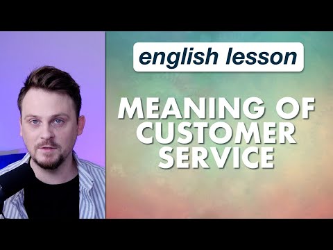 Meaning Of Customer Service Youtube