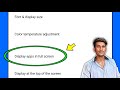 Display apps in full screen | What is the meaning of display apps in full screen