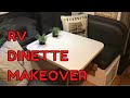 How To Reupholster RV Dinette Cushions - Easy, No Sew - Easy Clean With Vinyl