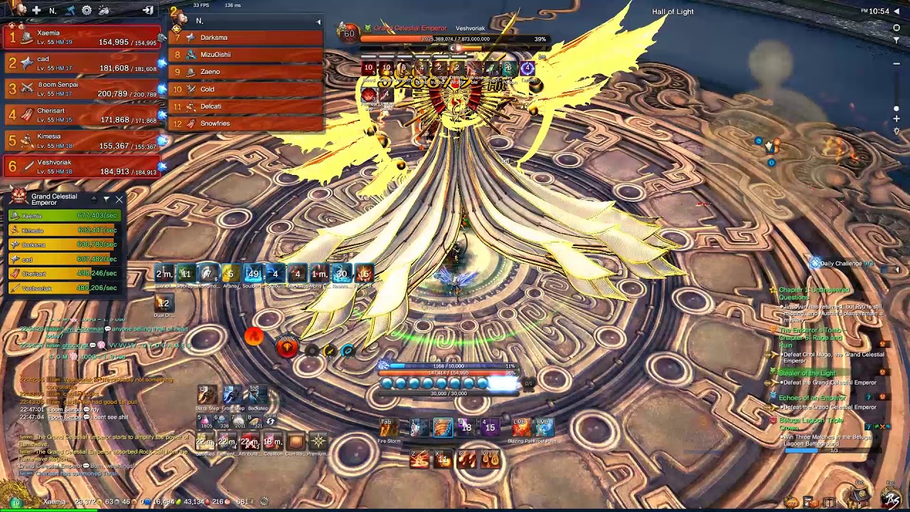 [BnS NA] Nightfall Sanctuary Boss 4 (Grand Celestial Emperor) |ForceMaster PoV|