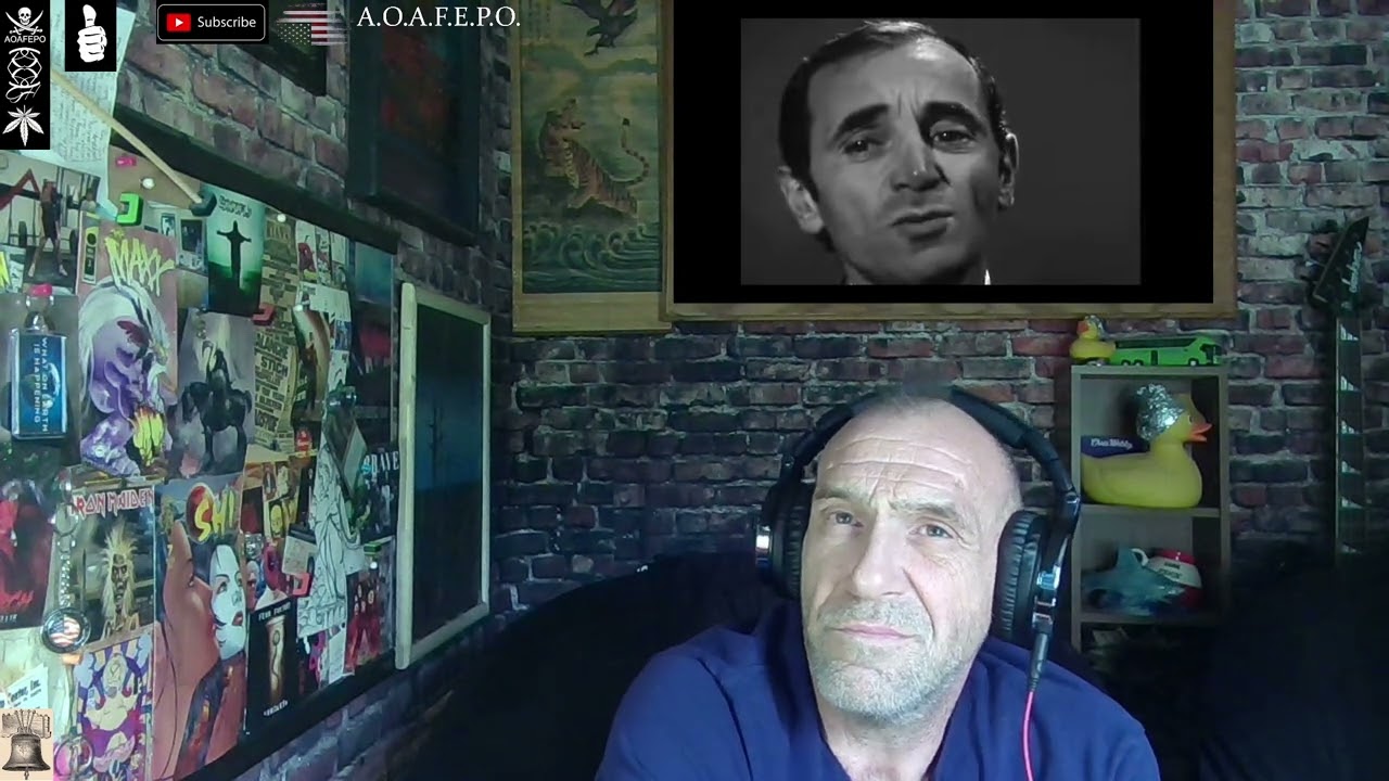 Charles Aznavour - Hier encore (1964) - Reaction with Rollen